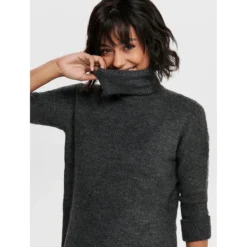 ONLY Robe-pull Col Roulé Grosse Maille 23 ONLY Robe-pull Col Roulé Grosse Maille -Velousia Soldes Boutique 95a32bd95a94c91381857d57b4b8e059