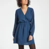 ONLY Robe Encolure V, Manches Longues