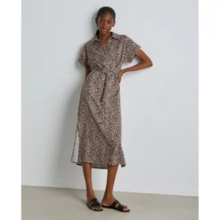 Robe Midi Seersucker