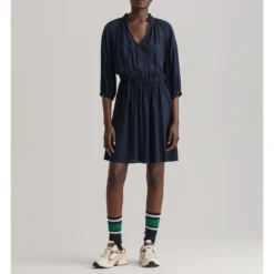 Gant Robe Courte évasée Froncée