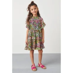 Next Robe Imprimé Animal à Manches Courtes -Velousia Soldes Boutique 9820e5596a551b3635fa6d9228798e81