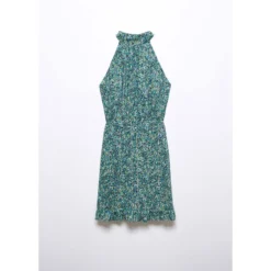 Robe Imprimée à Emmanchures Américaines -Velousia Soldes Boutique 984de0a5257bf07c3637b3f0967bbec0