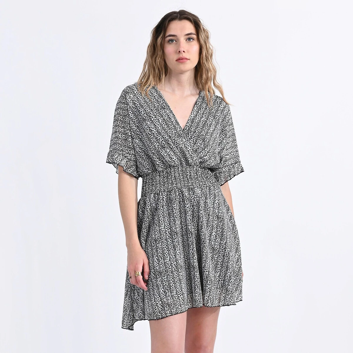 Robe Courte Effet Cache-cœur 1 Robe Courte Effet Cache-cœur