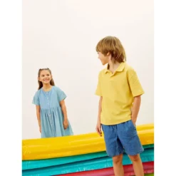 NAME IT Robe En Jean À Manches Courtes -Velousia Soldes Boutique 9a5969be6a504d53532ac16c31518517