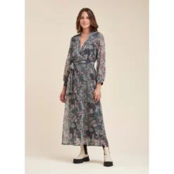 Robe Longue En Voile De Polyester Recyclé Imprimé 8 Robe Longue En Voile De Polyester Recyclé Imprimé -Velousia Soldes Boutique a0d03a3d60480ae366a418ff06ba8363