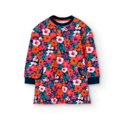 BOBOLI Robe En Molleton Fleurs