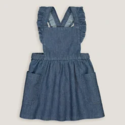 Robe Tablier En Denim Léger 7 Robe Tablier En Denim Léger -Velousia Soldes Boutique a1c2cf89e8796a8aa66df032a0069270