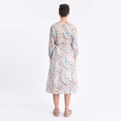 Robe Midi Coton, Ceinture Corde, 1/2 Manche -Velousia Soldes Boutique a32cd758da813bf08244b9f143920056