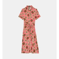 Tara Jarmon Robe Longue Droite -Velousia Soldes Boutique a4ec1bffe2c5b8e3c4772968caaff795