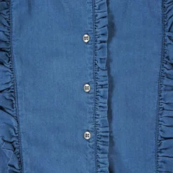 Robe En Jean à Volants -Velousia Soldes Boutique a59b5858e30523f54b79cd31c8c09bab