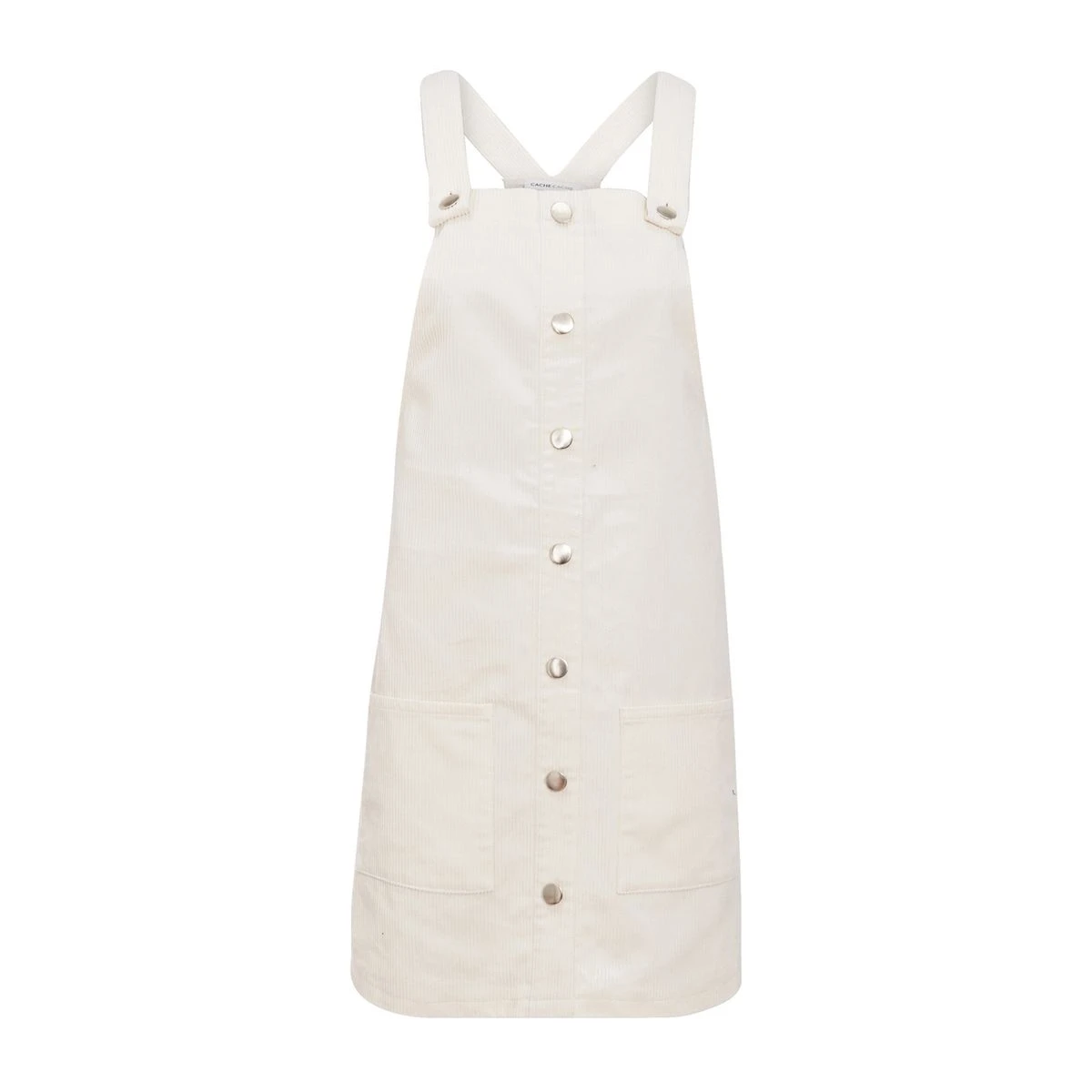 Robe Salopette Droite Velours 4 Robe Salopette Droite Velours – Image 4