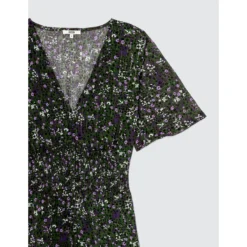 Robe Courte Imprimée En Polyester Recyclé -Velousia Soldes Boutique a778f505cc49fde9e51449a87efea509