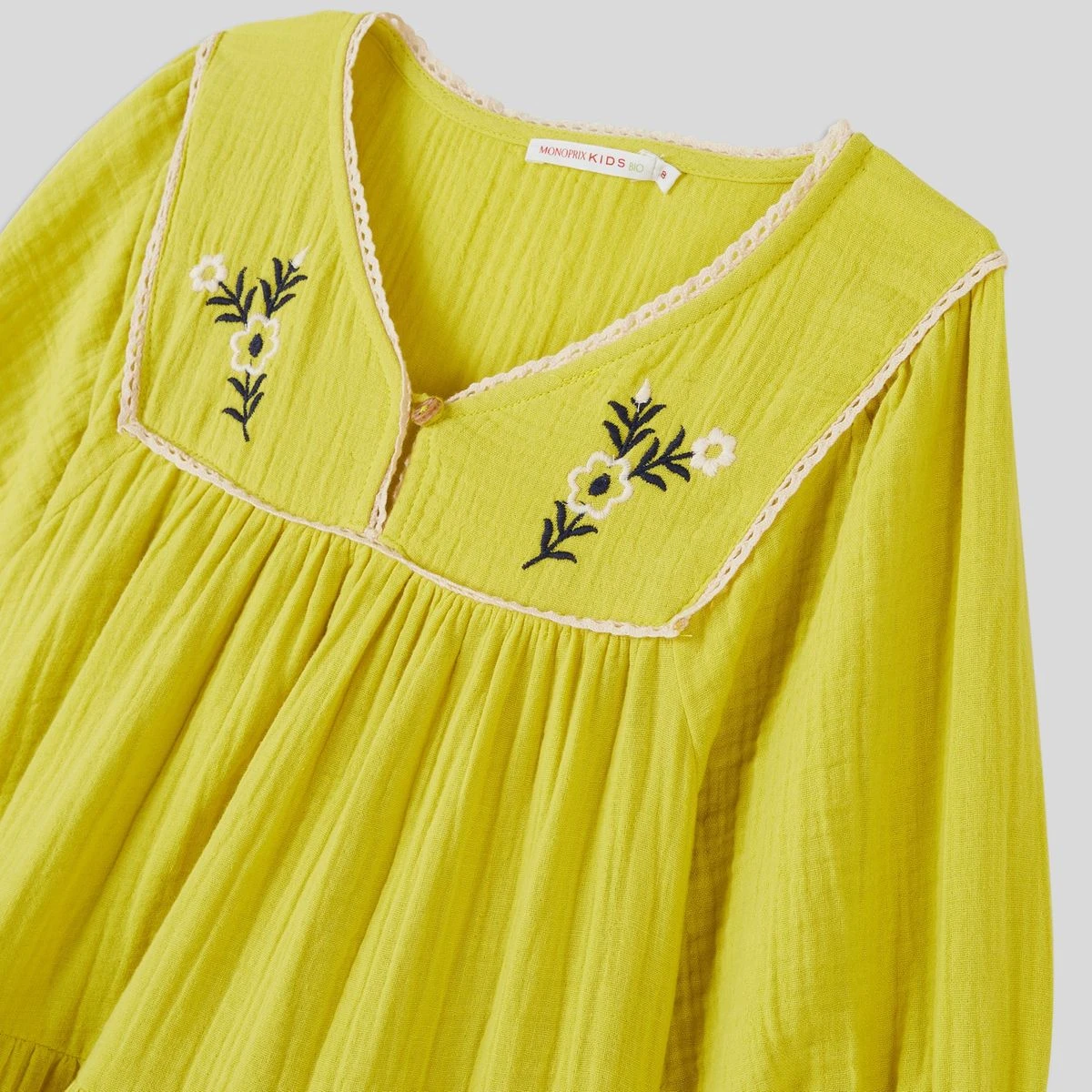 Robe Unie En Coton BIO, Certifié OEKO-TEX 3 Robe Unie En Coton BIO, Certifié OEKO-TEX – Image 3