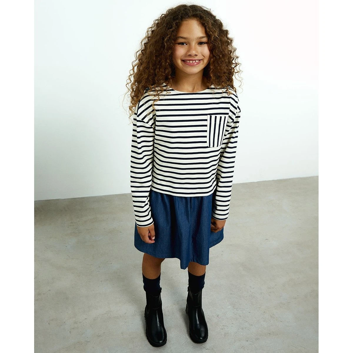 Robe Mixte Rayures 1 Robe Mixte Rayures