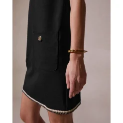 RODIER Robe Courte Sans Manches -Velousia Soldes Boutique aa8778d83fe08e46361a1b42762cd740