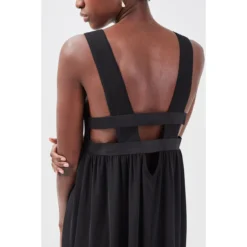 Robe Longue évasée Bretelles -Velousia Soldes Boutique ab4eaac2757f323d3d1c07e86f690747