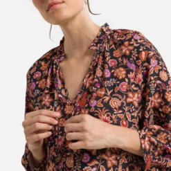 DES PETITS HAUTS Robe Imprimée ELMIRETTE -Velousia Soldes Boutique acd8f924fcc04d7408d1151b58195109