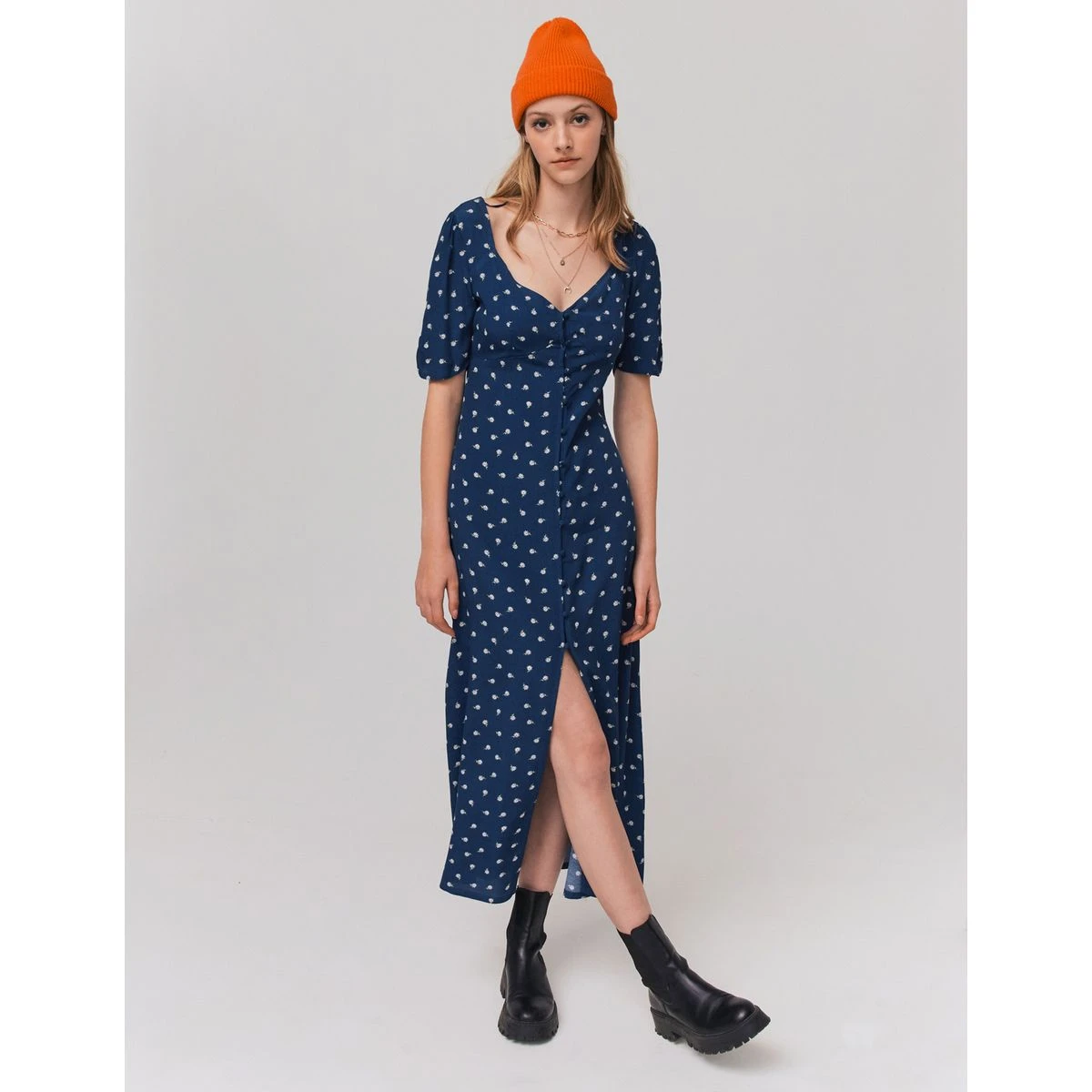 Robe Longue Boutonnée Imprimée 2 Robe Longue Boutonnée Imprimée – Image 2