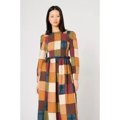 MANOUSH Robe Damier Velours -Velousia Soldes Boutique ad7cb7cffd7b4ce8d946dcb13f6796be