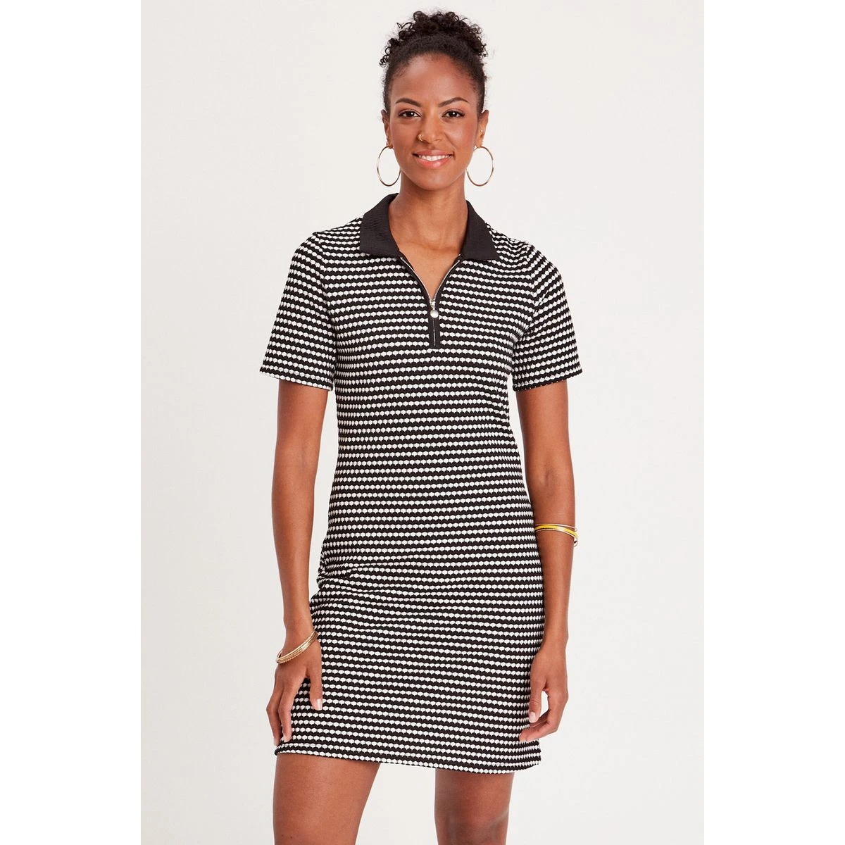 Robe Moulante Col Polo 2 Robe Moulante Col Polo – Image 2