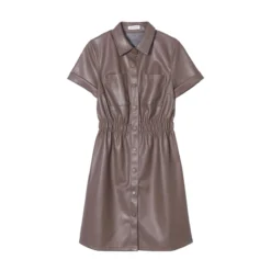 Robe Droite Boutonnée -Velousia Soldes Boutique ae34f5c1892be737a381ea5133a09ad3