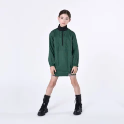 Karl Lagerfeld Kids Robe Sweat-shirt Zippée -Velousia Soldes Boutique ae99eeb764994c2735e8ecf31e84c1ee