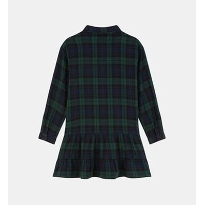 Robe Chemise Dona 2 À Carreaux Coton Bio 2 Robe Chemise Dona 2 À Carreaux Coton Bio – Image 2