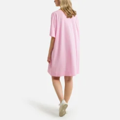 American Vintage Robe T Shirt Droite, Manches Courtes TUKYBAY -Velousia Soldes Boutique b3a1b1623841d51d0bf3b63c37b7e61f