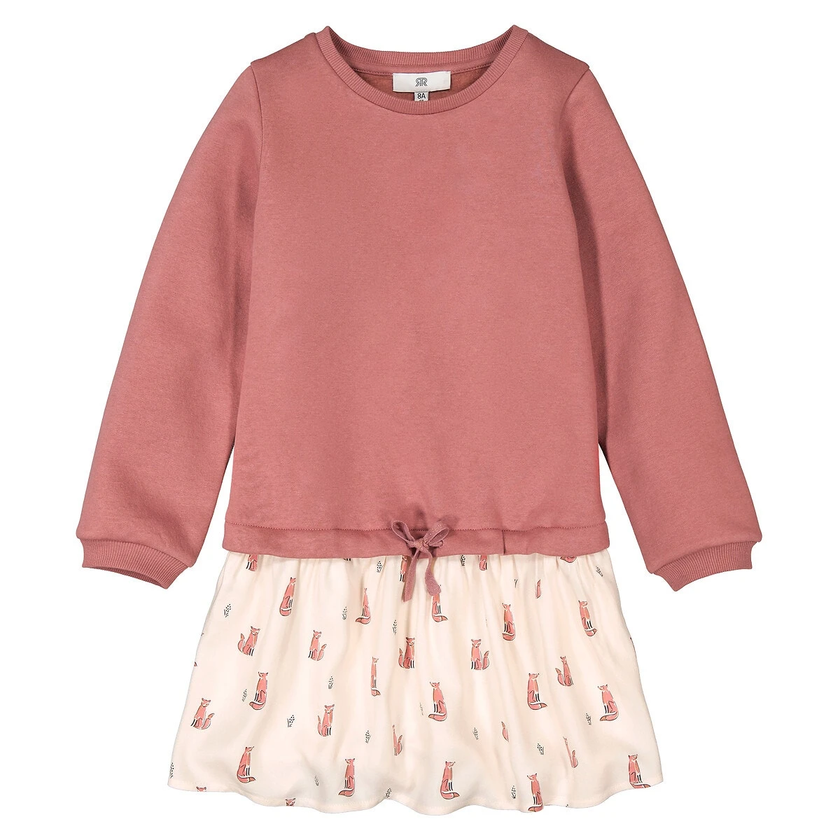 Robe Manches Longues Effet 2 En 1 3 Robe Manches Longues Effet 2 En 1 – Image 3