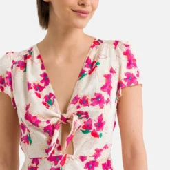 Ba&sh Robe Courte Imprimée ELITA -Velousia Soldes Boutique b745d2d75ff9ea80e655ef6fd72dd1e0