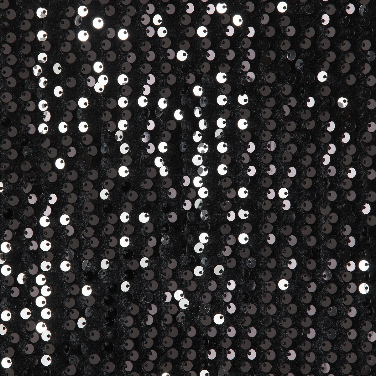 Robe Droite à Sequins Et à Manches Courtes 5 Robe Droite à Sequins Et à Manches Courtes – Image 5