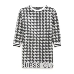 Robe-Pull Pivoine Logo All-Over