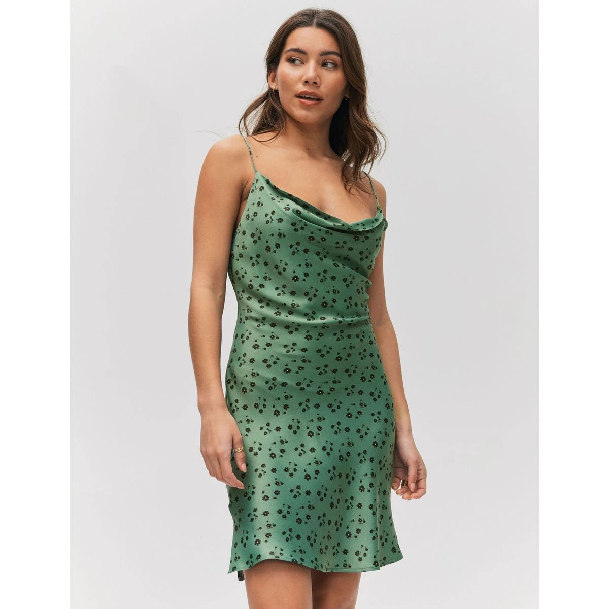 Robe Imprimée Satin 1 Robe Imprimée Satin