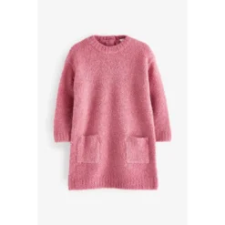 Next Robe-pull Bouclée Manches Longues Avec Poches -Velousia Soldes Boutique ba7bed54c6637b48a393ffdae6be16b6