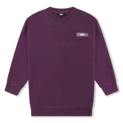 DKNY Robe Droite En Coton Avec Logo -Velousia Soldes Boutique ba8442bbc412b1fb3822c4bc0da5b9cc