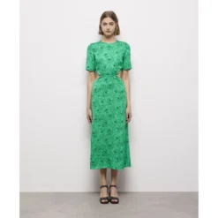 THE KOOPLES Robe Imprimé, Ouverte Sur Côtés