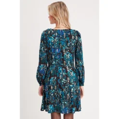 Robe évasée Col En V -Velousia Soldes Boutique bb4fe495bd0298104c595d98317ff167