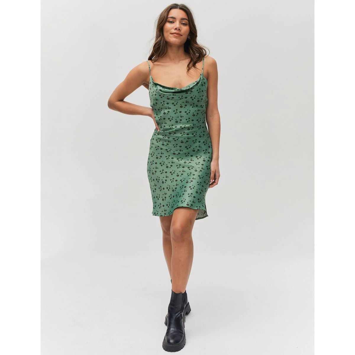 Robe Imprimée Satin 4 Robe Imprimée Satin – Image 4