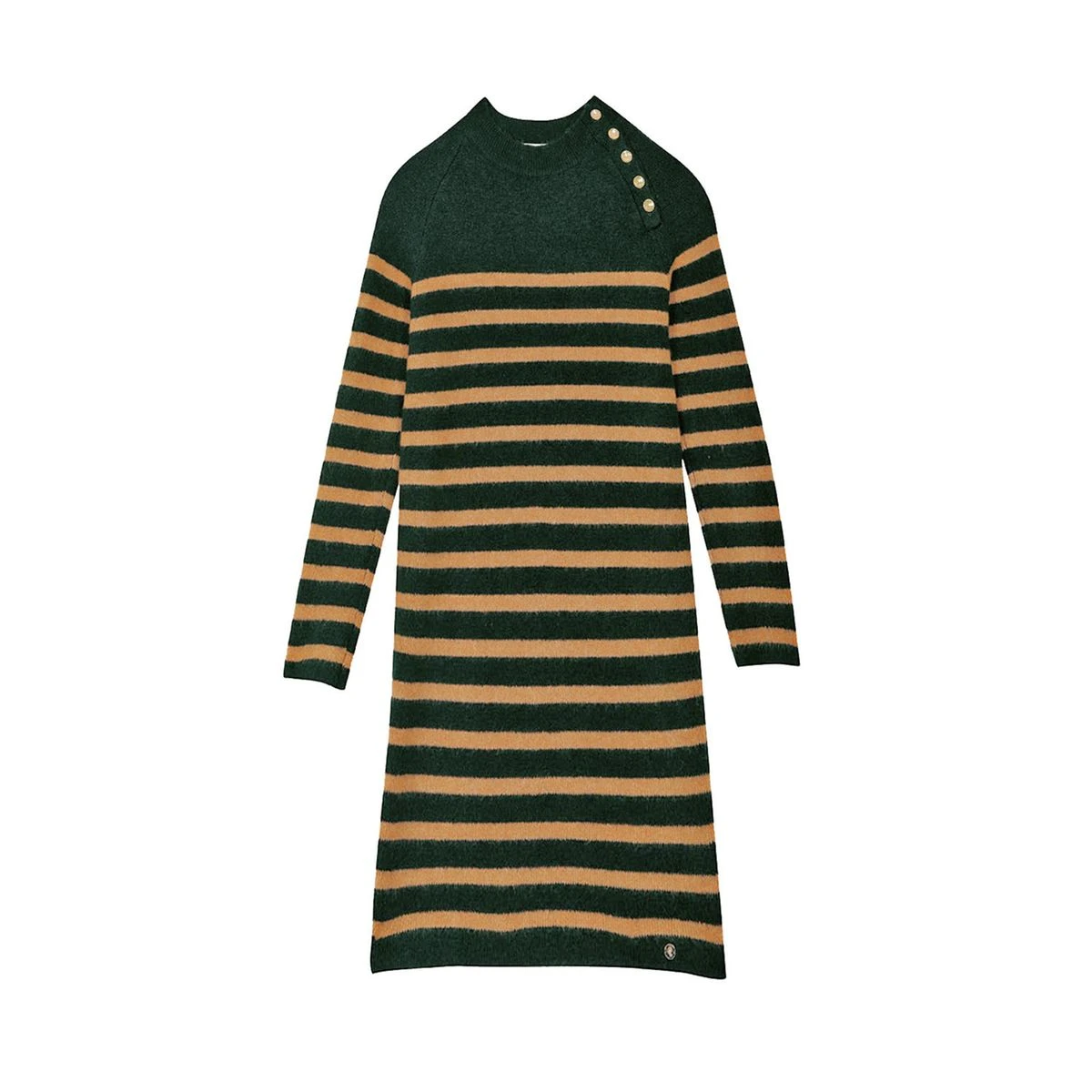 LA PETITE ETOILE Robe Courte Pull Imprimé à Rayures SOLIE 6 LA PETITE ETOILE Robe Courte Pull Imprimé à Rayures SOLIE – Image 6