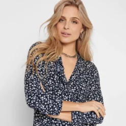 ONLY Robe Portefeuille Fleurie -Velousia Soldes Boutique bdbd7655b43ffbbbaa0a63cd933239e0