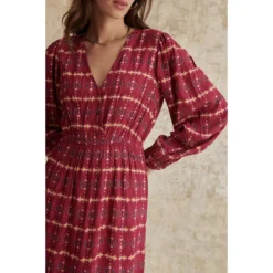 Robe Midi Imprimée Cache-cœur KAROL -Velousia Soldes Boutique c072a6a81cd5a7fa7893df85501a12b8
