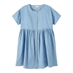 NAME IT Robe En Jean À Manches Courtes -Velousia Soldes Boutique c0e1e4daa63085b1de7abf52504a1736
