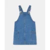Robe Salopette En Jean Unie