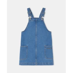 Robe Salopette En Jean Unie