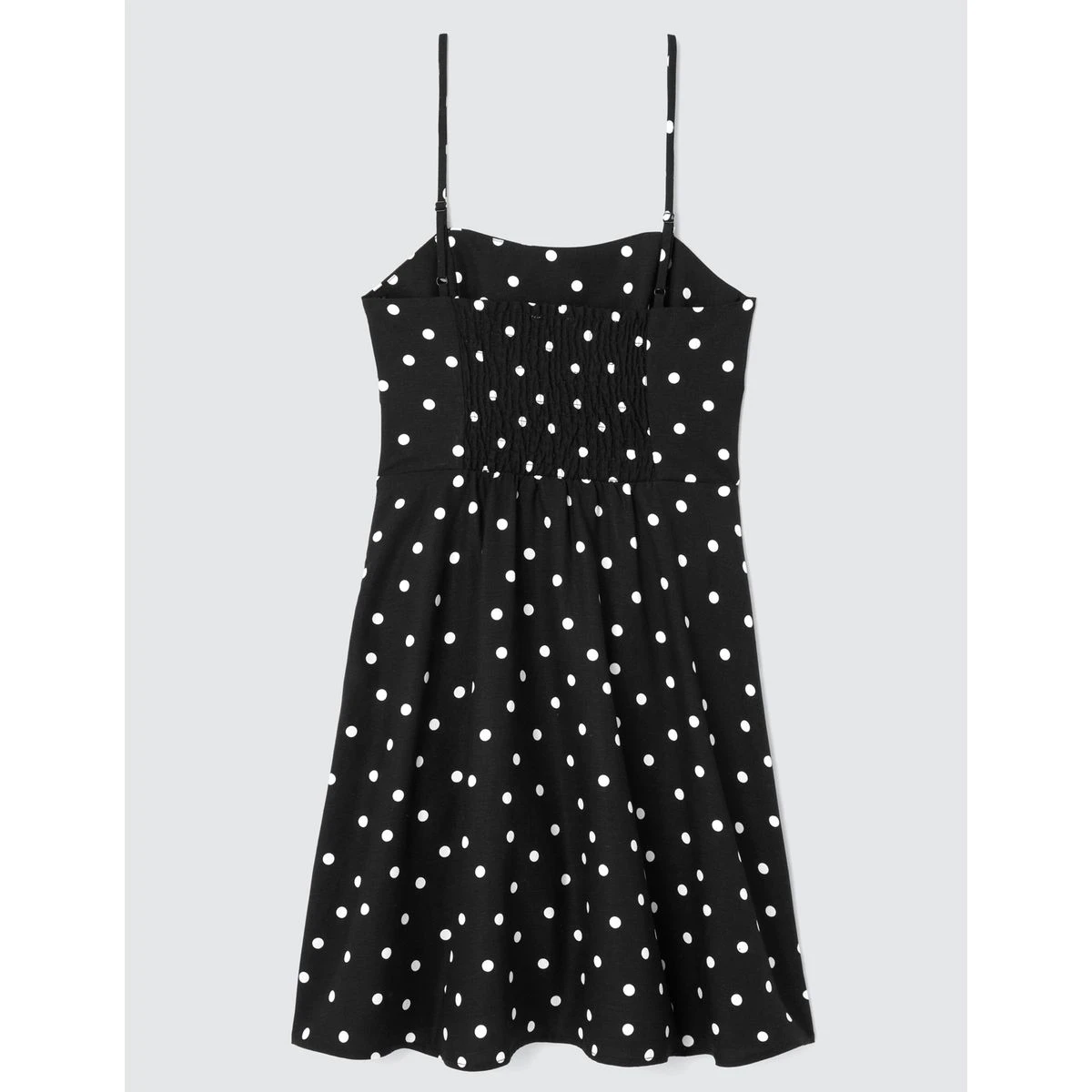 Robe Bustier à Pois En Lin 7 Robe Bustier à Pois En Lin – Image 7