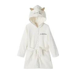 Robe De Chambre Chat En Maille Peluche -Velousia Soldes Boutique c317cf60a67d3c3989eb7d0fdb6fb1ac