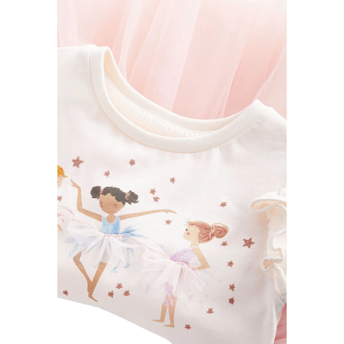 Next Robe à Manches Courtes Avec Jupe Tutu 3 Next Robe à Manches Courtes Avec Jupe Tutu – Image 3