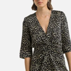 Ba&sh Robe Imprimée Courte Col V ERIKA -Velousia Soldes Boutique c355bd36b68d9608c829f2514f35faf0