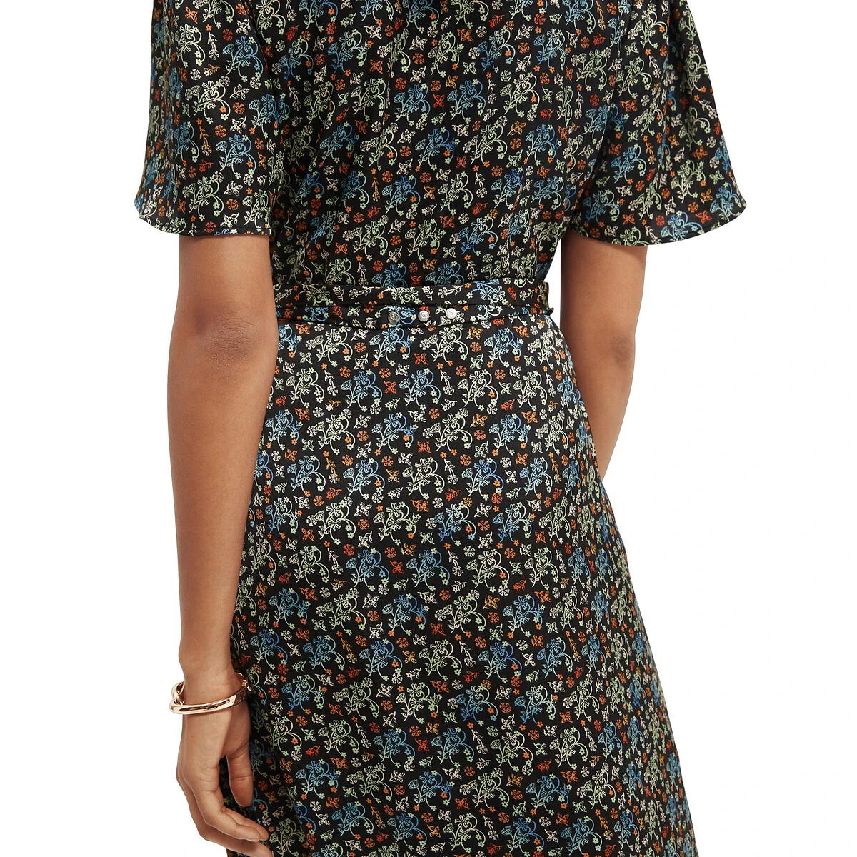 Scotch And Soda Robe Longue Imprimée Ceinturée 6 Scotch And Soda Robe Longue Imprimée Ceinturée – Image 6