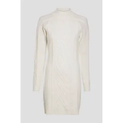 Robe Pull Droite Avec Torsades -Velousia Soldes Boutique c5fd6ac683ad3b9b5d55a7d27ebaeffb